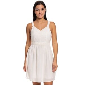 LOFT off white flowy dress size 4 petite